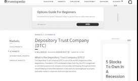 
							         Depository Trust Company (DTC) Definition - Investopedia								  
							    