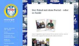 
							         Der Pokal mit dem Portal – oder es funkt – victoria-ig.de								  
							    