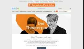 
							         Der Theaterpodcast - Deutschlandfunk Kultur								  
							    