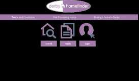 
							         Derby Homefinder - Welcome to Derby Homefinder								  
							    