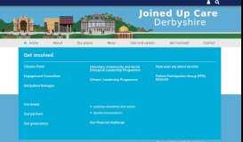 
							         Derbyshire Local Digital Roadmap - Joined Up Care Derbyshire								  
							    