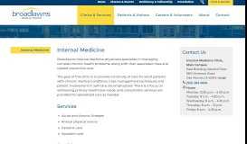 
							         Des Moines Internal Medicine | Broadlawns Medical Center								  
							    