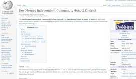 
							         Des Moines Public Schools - Wikipedia								  
							    