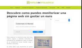 
							         Descubre como monitorizar una página web sin gastar un euro								  
							    