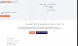 
							         Desert Oasis Women's Health Center - Borrego Health								  
							    