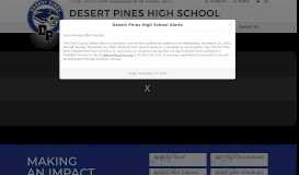 
							         Desert Pines High School								  
							    