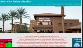 
							         Desert View Family Medicine								  
							    
