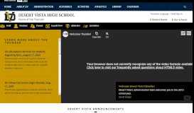 
							         Desert Vista / Homepage - Tempe Union High School District								  
							    