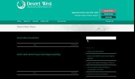 
							         Desert West News - Desert West OBGYN								  
							    