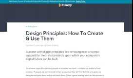 
							         Design Principles: How To Create & Use Them | Frontify								  
							    