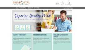 
							         Design products online or upload your own - signportal.co.uk - signportal								  
							    