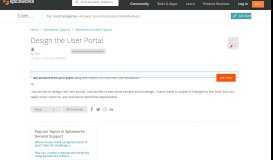 
							         Design the User Portal - Spiceworks General Support - Spiceworks ...								  
							    