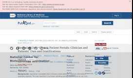 
							         Designing User-Centric Patient Portals: Clinician and Patients' Uses ...								  
							    