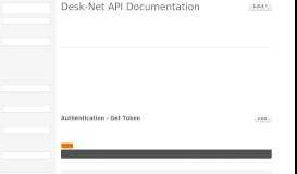
							         Desk-Net API Documentation								  
							    