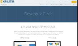 
							         Desktop or Cloud - Visual Matrix Property Management Systems								  
							    