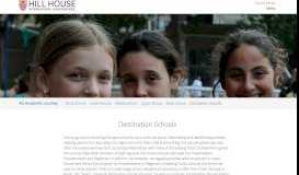 
							         Destination Schools | Hill House - Hill House School								  
							    