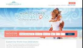 
							         Destinations | Condo-World - Myrtle Beach Condo Rentals								  
							    
