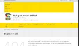 
							         DET Portal - Islington Public School								  
							    
