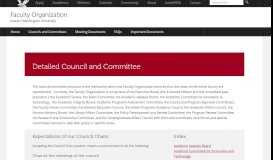 
							         Detailed Description of Councils/Committees - EWU								  
							    