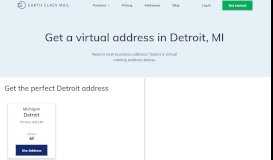 
							         Detroit, MI Virtual Address, Virtual Mail | Earth Class Mail								  
							    