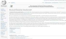 
							         Deutsch-Finnische Gesellschaft – Wikipedia								  
							    