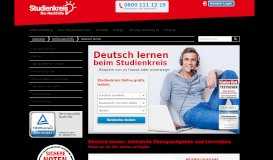 
							         Deutsch lernen online - Studienkreis.de								  
							    