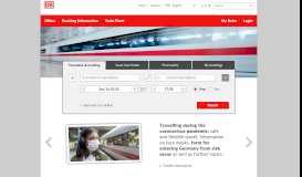 
							         Deutsche Bahn: Cheap Train Tickets | Timetables for Germany & Europe								  
							    