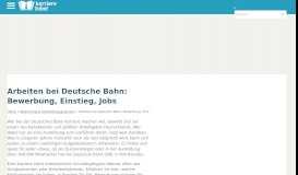 
							         Deutsche Bahn Karriere: Bewerbung, Einstieg, Jobs | karrierebibel.de								  
							    