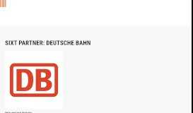 
							         Deutsche Bahn Mietwagen | Sixt Autovermietung								  
							    