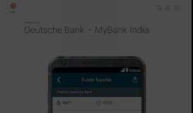 
							         Deutsche Bank – MyBank India - Red Dot Design Award								  
							    