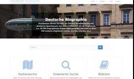 
							         Deutsche Biographie								  
							    