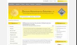 
							         Deutsche Hörbehinderten Selbsthilfe eV (DHS): Startseite								  
							    