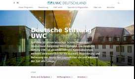 
							         Deutsche Stiftung UWC · UWC Deutschland								  
							    