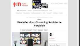 
							         Deutsche Video-Streaming-Anbieter im Vergleich - t3n								  
							    