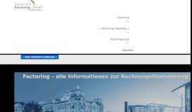 
							         Deutsches Factoring - Portal: Liquidität sofort!								  
							    