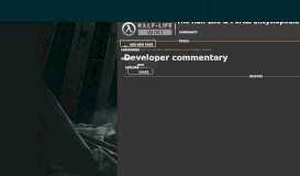 
							         Developer commentary | Half-Life Wiki | FANDOM powered by Wikia								  
							    