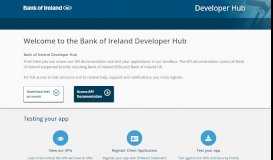 
							         Developer Hub - Bank of Ireland								  
							    
