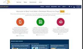 
							         Developer Portal | Open Data NY								  
							    