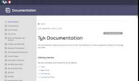 
							         Developer Portal - Tyk API Gateway and API Management								  
							    
