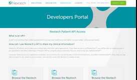 
							         Developers Portal - Nextech								  
							    