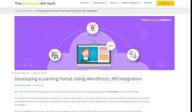 
							         Developing eLearning Portal: Using WordPress LMS Integration								  
							    