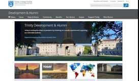 
							         Development & Alumni - Trinity College Dublin								  
							    