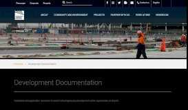 
							         Development Documentation | Brisbane Airport								  
							    