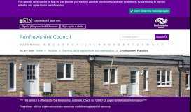 
							         Development Planning - Renfrewshire Website - Renfrewshire Council								  
							    