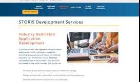 
							         Development & Programming Services | STORIS								  
							    