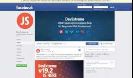 
							         DevExtreme - Posts | Facebook								  
							    