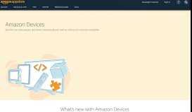 
							         Devices | Amazon Developer Portal								  
							    