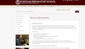 
							         Devices - Fordham Preparatory School								  
							    