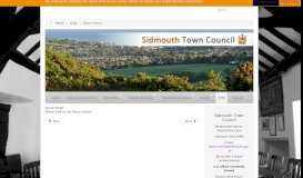 
							         Devon Portal - Sidmouth Town Council								  
							    