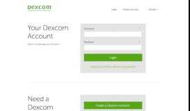 
							         Dexcom - Account Management								  
							    